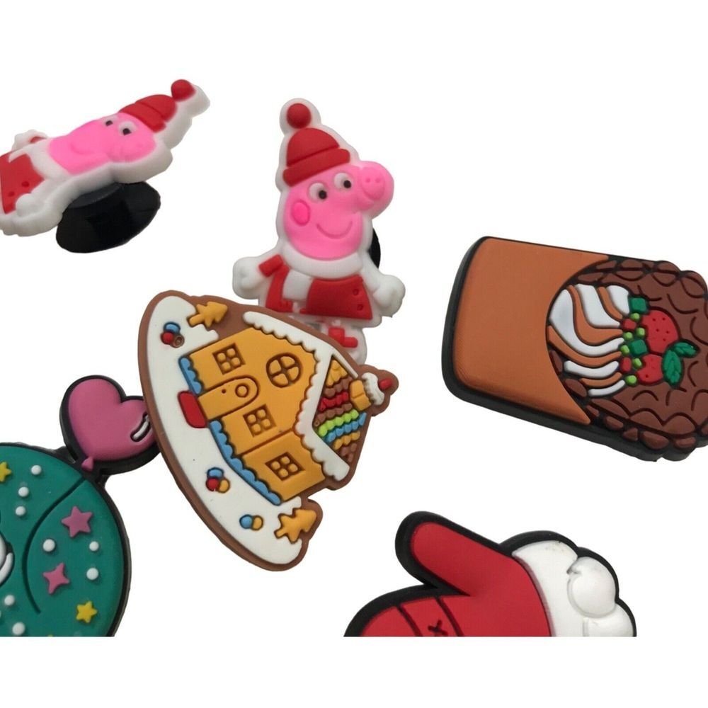 Peppa Pig 12 Shoe Charms sandal Jewlry Foam‎ clog pvc wristband bracelet Holiday - Picture 6 of 8